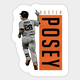 Buster Posey San Francisco Outline Sticker